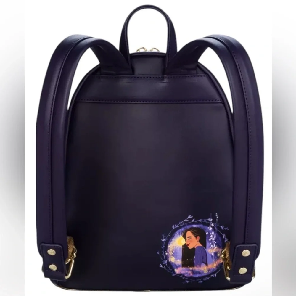 Disney Parks Loungefly Wish Movie Backpack Asha And Star New